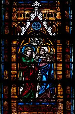 The Annunciation (south side Bay 47) (14th century)