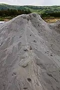 A small but active mud volcano