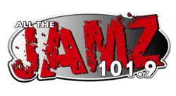 WRBP logo, during the "Jamz 101.9" era.