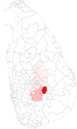 Location of Walapane