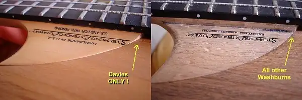Differences on the Stephen's Extended Cutaway