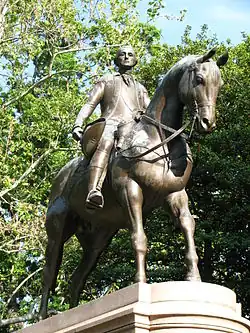 George Washington on Horseback (1959), by Herbert Haseltine, Washington National Cathedral