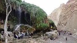 Visitors at the waterfall (2021)