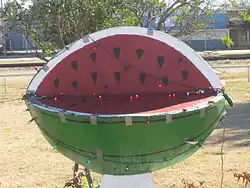 Not unlike Hope, Arkansas, Dilley has been famous for its summer watermelons.