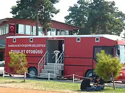 Toilet bus in Samsun, Turkey