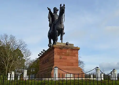 The statue at Aldershot, 2014