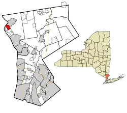Location of Buchanan, New York