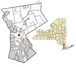 Location of Hawthorne, New York