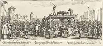 Plate 14: La roue, or Breaking wheel