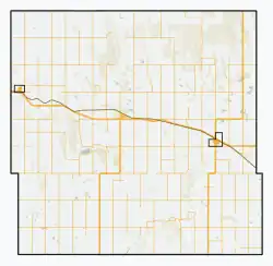 Vanguard is located in Whiska Creek No. 106