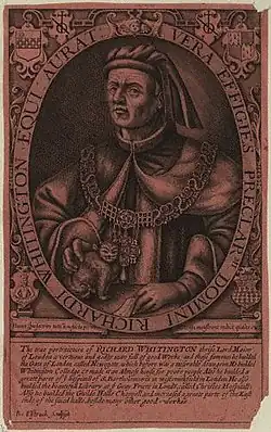 Elstrake's printseller Peter Stent has the skull changed to a cat.