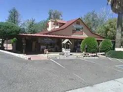 Trinidad House built in 1863. Built by the Trinidad family, this home may be the oldest house in Arizona. It served as a military post, a stage stop, and later a store.