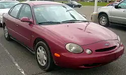 The 1996 Ford Taurus was the first flexible-fuel vehicle produced with versions capable of running with either ethanol (E85) or methanol (M85) blended with gasoline.