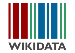 Logo of Wikidata, a bar code with red, green, and blue stripes