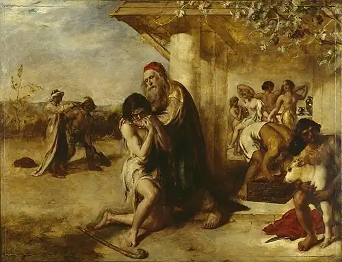 The Repentant Prodigal's Return to his Father by William Etty