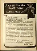 William S. Hart letter