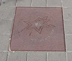 Shatner's star at Canada's Walk of Fame