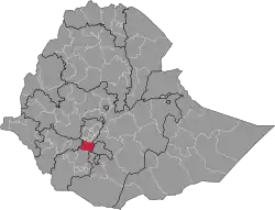 Wolaita Zone location in Ethiopia
