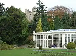 Camellia House 100 metres south west of Wollaton Hall