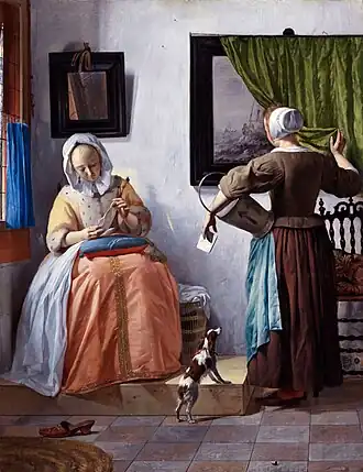 Gabriël Metsu, Woman Reading a Letter