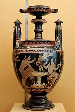 Lebes Gamikos, for weddings, c. 340 BC