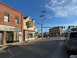 Looking south along Forest Avenue in 2024