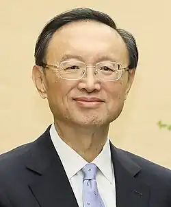 Yang Jiechi; Former Foreign Minister of China (2007 – 2013).