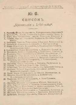 List 6 - Orthodox-Farmers