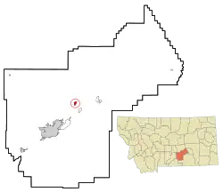 Location of Shepherd, Montana