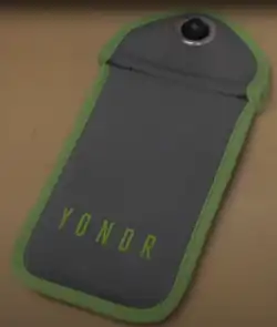 A Yondr phone pouch