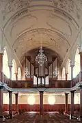 The church organ and ceiling