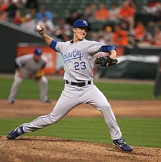 Zack Greinke on July 29, 2009
