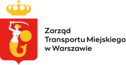 Public Transport Authority's logo depicts city's coat of arms and the Authority's name in Polish on its right