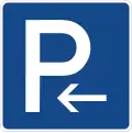 Sign 314-10 Parking place (start)