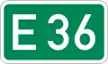 Sign 410 European route number