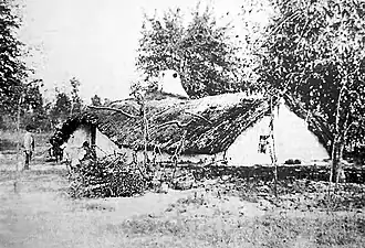 Ground level shack around Subotica, 1909