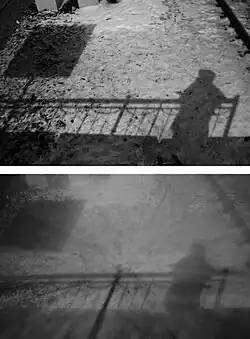 The Zoom Burst effect leads to a decrease in image contrast if the exposure is not compensated. Exposure time: 3 sec