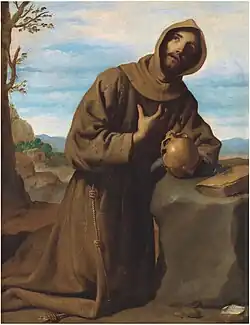 Saint Francis in Prayer, 1659, Museo del Prado, Madrid Portrait of Marchesa Brigida Spinola Doria at age 58 1642