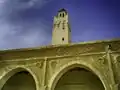 Minaret when viewed from inside the courtyard