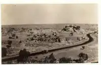 The Stuart Highway running nearby to Karlu Karlu in 1946