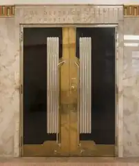 Courtroom door