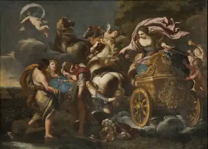 Armida abducts Rinaldo