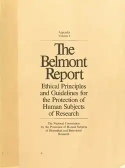 The Belmont Report.